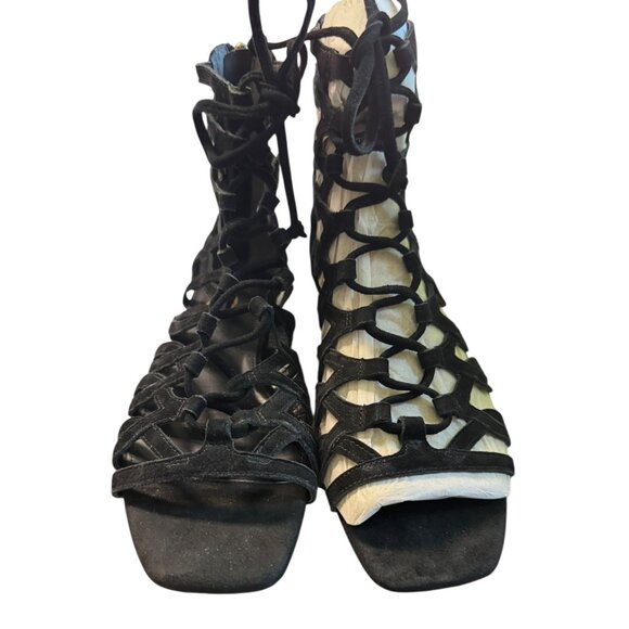 Sam Edelman Black‎ Strappy Gladiator Sandals Size 7 NWB - Picture 3 of 8